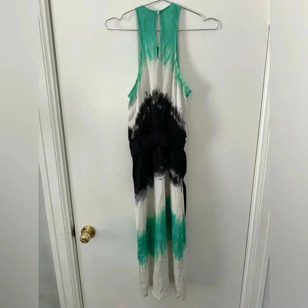 A.L.C Tallulah Tie-Dye Silk Maxi Dress - Picture 6 of 13